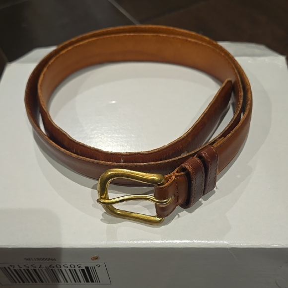 Coach Belt 34 85cm British Tan Brown - Picture 1 of 7